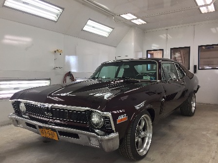 72 Chevelle finished custom paint job
