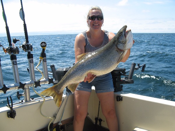 Catch 'n Release Day Results in Lunker Laker Not Thrown Back! - Milky Way  Fishing Charters