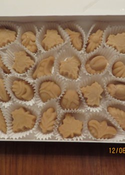 One and a Half Pound Box of New York Maple Sugar Candy