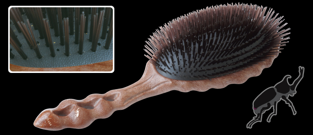 YS Park 36AS3 Beetle Luster Cushion Eco Styler Brush
