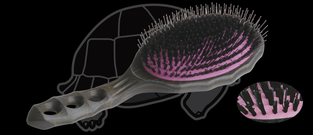 YS Park 90CC2 Tortoise Wooden Air Vent Brush