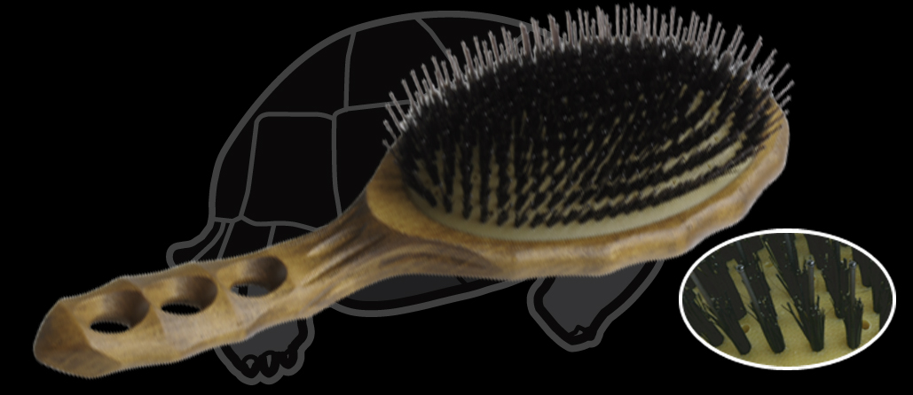 YS Park 90CS2 Tortoise Wooden Air Vent Brush