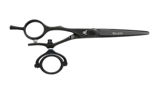 Washi LSVD K Black Satin Double Swivel Lefty Shears