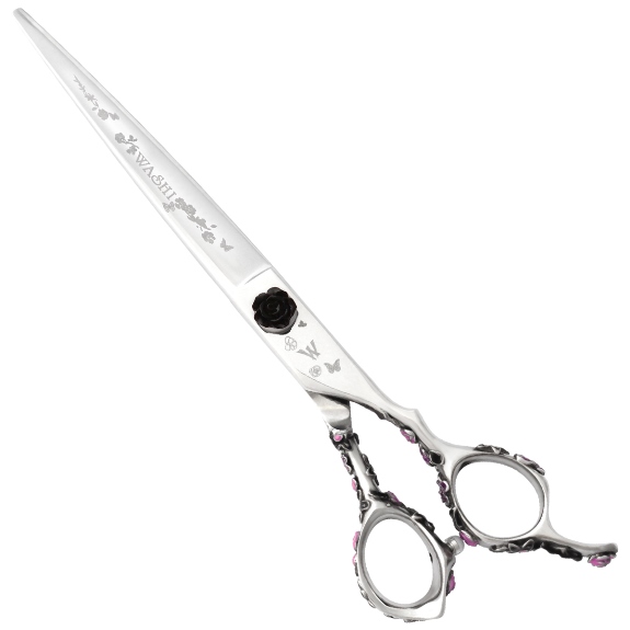 Washi D PT K Black Rosebud Grooming Shear 8.0