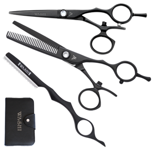 Washi SV K Black Satin Swivel Matching Set