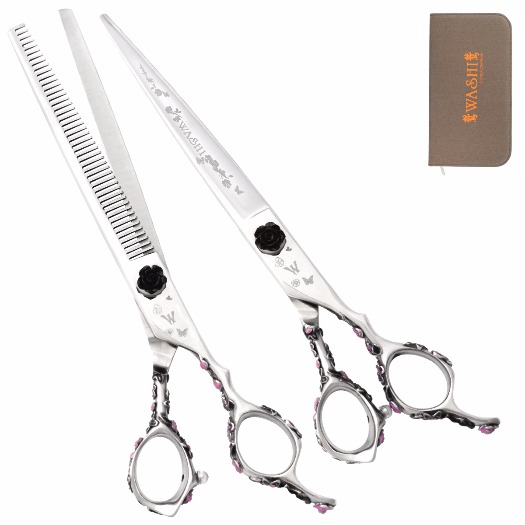 Washi D PT Black Rosebud Grooming Set