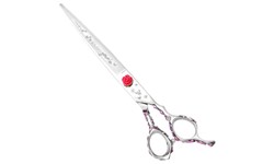 Washi D PT PK Pink Rosebud Grooming Shear 8.0