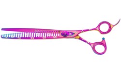 Washi PP 26T Rainbow Paw Print Texture Dog Grooming Shear