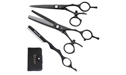 Washi SV K Black Satin Swivel Matching Set