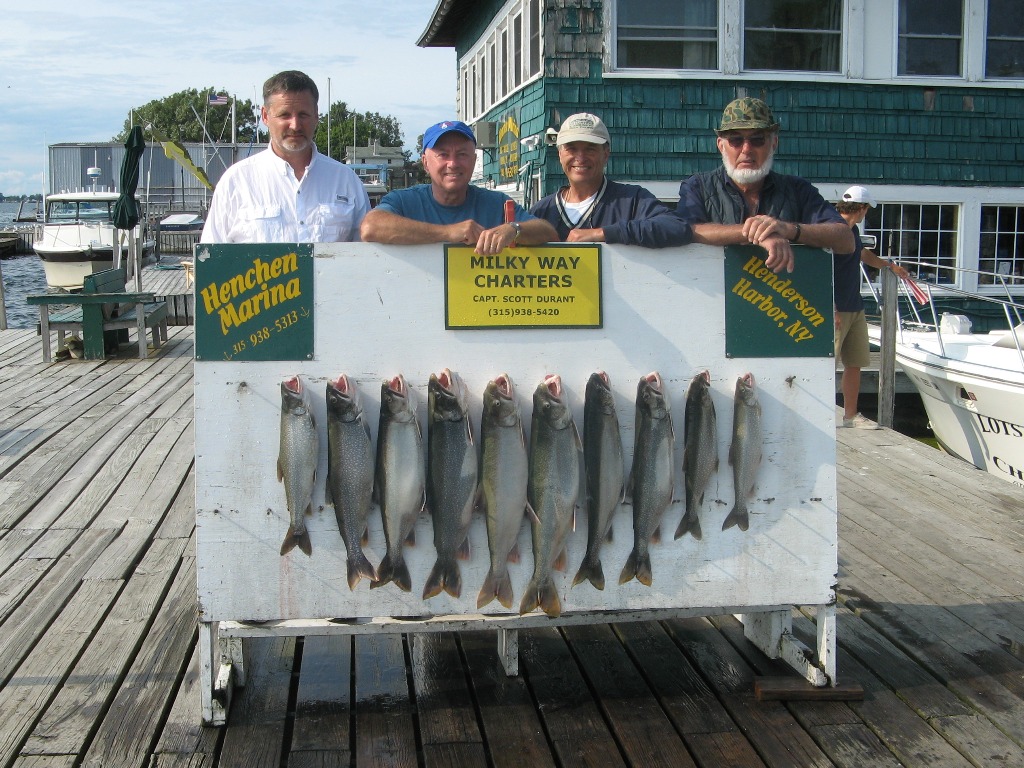 Henderson Harbor Fishing with Milky Way Charters - Limited Out on Lake Trout!
