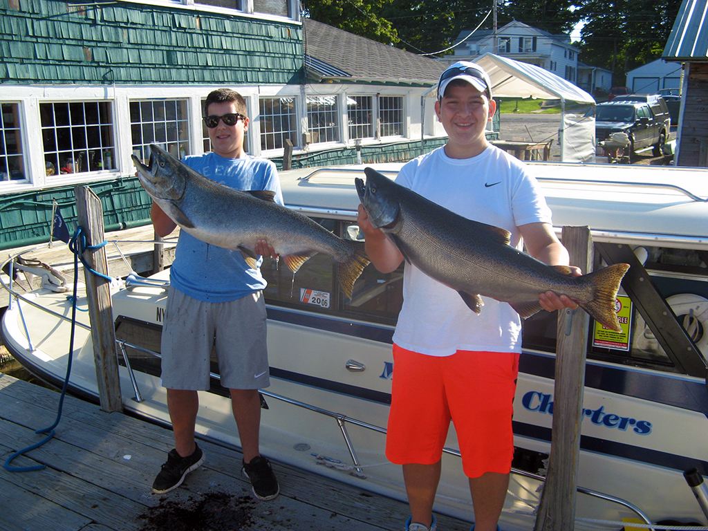 Henderson Harbor Fishing with Milky Way Charters - Fishing Buddies with Kings!