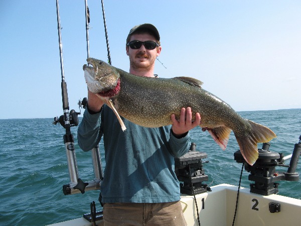 Ryan Holding Monster 22 Pound Lake Trout!