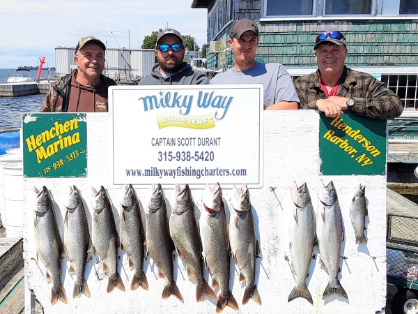 The Duprey Party With Lake Trout, Kings & Brown!