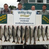 Henderson Harbor Fishing with Milky Way Charters - Matt Zehr Party with Lake Trout Limit!