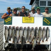 Henderson Harbor Fishing with Milky Way Charters - The Delvin Lehman Party with Lake Trout Limit and a 16 lb. Trophy Brown