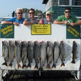 Henderson Harbor Fishing with Milky Way Charters - Tom Channell with Laker Limit and 1 Brown