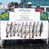 Henderson Harbor Fishing with Milky Way Charters - The Adam Backus Party With Limit of Lakers!