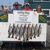 Henderson Harbor Fishing with Milky Way Charters - The King Party With Laker Limit!