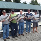 Henderson Harbor Fishing with Milky Way Charters - The Titus Mast Party with Some Nice Fish!