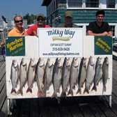 Henderson Harbor Fishing with Milky Way Charters - The Ben Roggie Party with Lake Trout Limit!