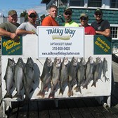 Henderson Harbor Fishing with Milky Way Charters - The Ben Pate Party With 3 Kings, 7 Lake Trout & 1 Whitefish!