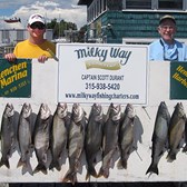 Henderson Harbor Fishing with Milky Way Charters - Matt and Don With Catch from Day 2!