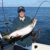 Henderson Harbor Fishing with Milky Way Charters - Dawn with Nice Lake Trout!