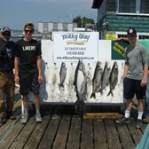 Backus Party with Lakers, Skipper and 22 Lb. King!