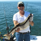 Bill, Sr. With His Big Lake Trout!