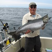 Ed Displaying a Big King Salmon!