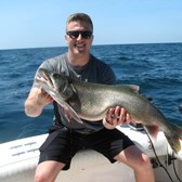 Mike Holding a Lunker Lake Trout!