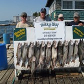 The Charles Stratton Party With Lake Trout Limit and 1 King!