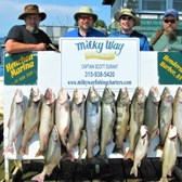 The Dominianni Party with Lake Trout Limit, 2 Mature Kings & 18 Lb Brown Trout!