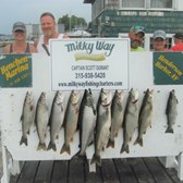 The Warren Coughlin Party With 8 Trout, 1 King & 1 Brown!