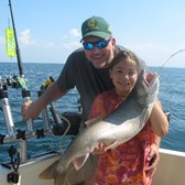 Anna Showing Off Her Big Lake Trout!