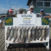 Charles Stratton Party With Limit of Lake Trout!