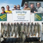 The John Reynolds party with Lake Trout limit!