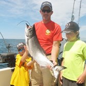 Kevin & Boys With Lunker Lake Trout!