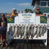 The Mike Fontaine Family with Lake Trout Limit!