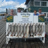 The Shirley Thiessen Party With Lake Trout Limit!