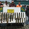 Henderson Harbor Fishing with Milky Way Charters - A nice Corporate Charter Catch Balchem DiamondV and West Central
