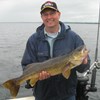 Henderson Harbor Fishing with Milky Way Charters - Luke with a trophy Walleye