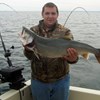 Henderson Harbor Fishing with Milky Way Charters - Matt Zehr with Big Lake Trout!