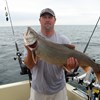 Henderson Harbor Fishing with Milky Way Charters - Jeremy with his Laker!