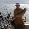 Henderson Harbor Fishing with Milky Way Charters - John Holding Nice Lake Trout!