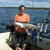 Henderson Harbor Fishing with Milky Way Charters - Becky With Nice King!