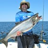 Chris Displaying a Big King Salmon!