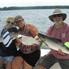 Heather, Deb & Dave Holding Their Fish!