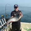 Kyle with a Nice Lake Trout!