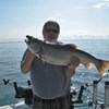 Pete Displaying a Lunker Lake Trout!
